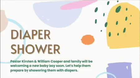 Diaper Shower - Coopers